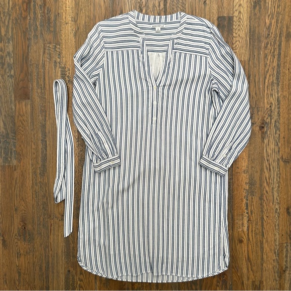 J. Crew Factory Striped Shirtdress - Picture 1 of 12